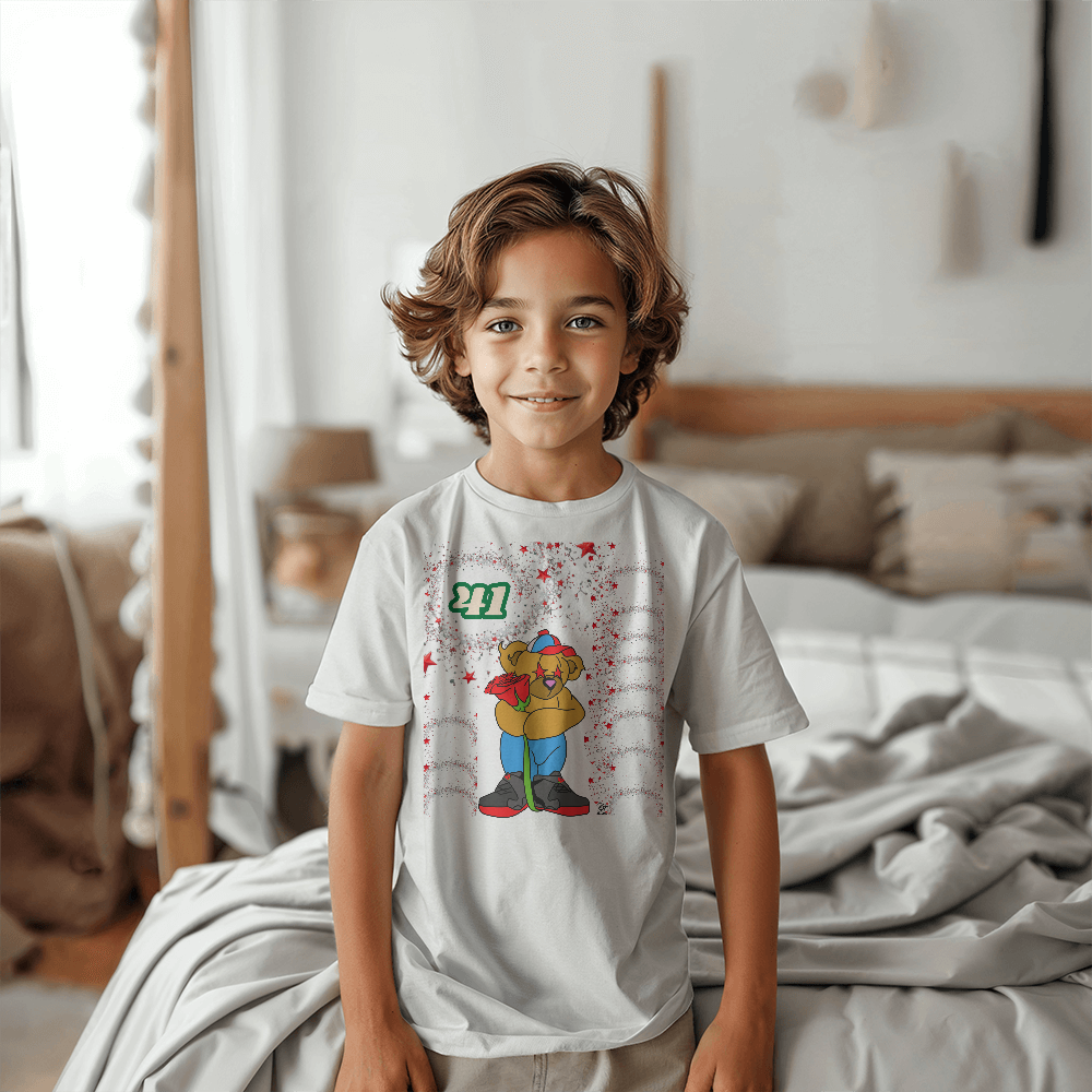 Starry Bear NUMBER  41 Children's T-Shirt by GTArtland