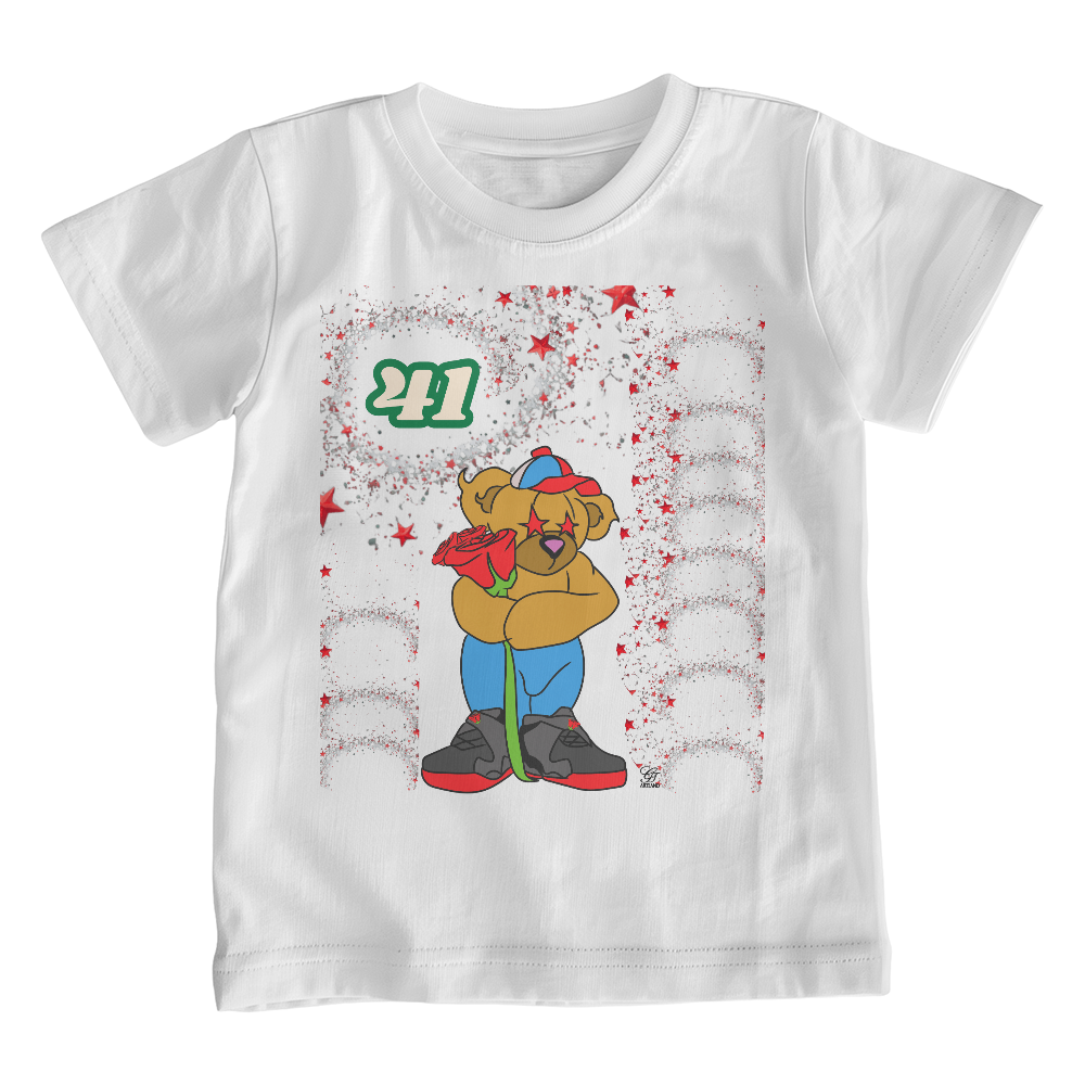 Starry Bear NUMBER  41 Children's T-Shirt by GTArtland