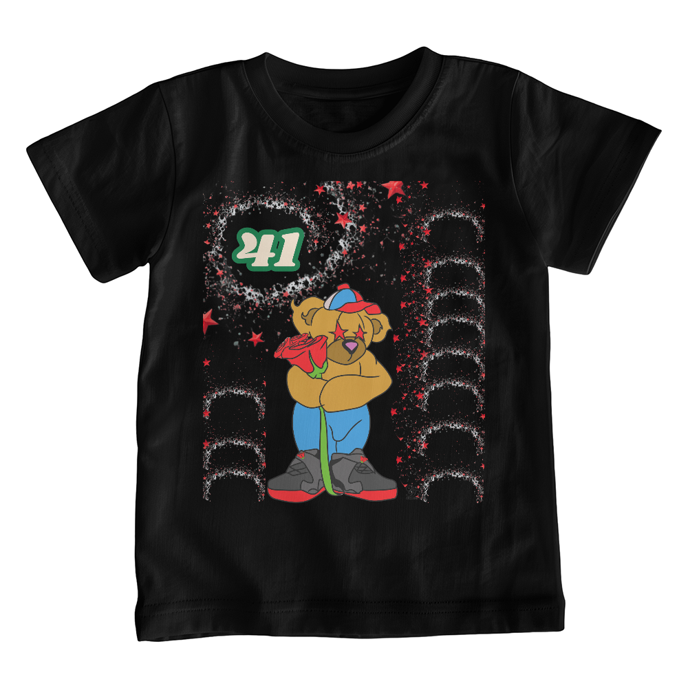 Starry Bear NUMBER  41 Children's T-Shirt by GTArtland