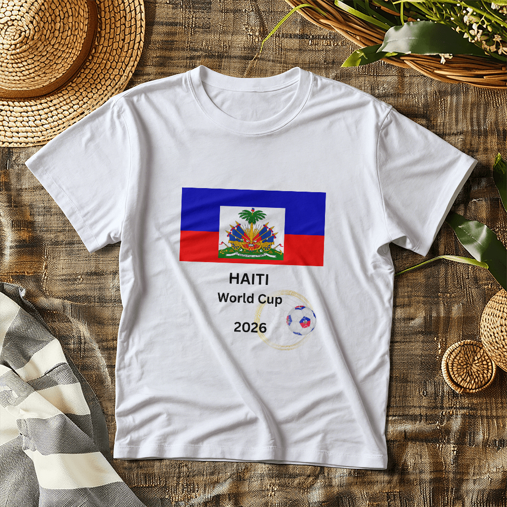 Haitian  BABY JERSEY T-SHIRT "HAITI WORLD CUP 2026" BY GTArtland