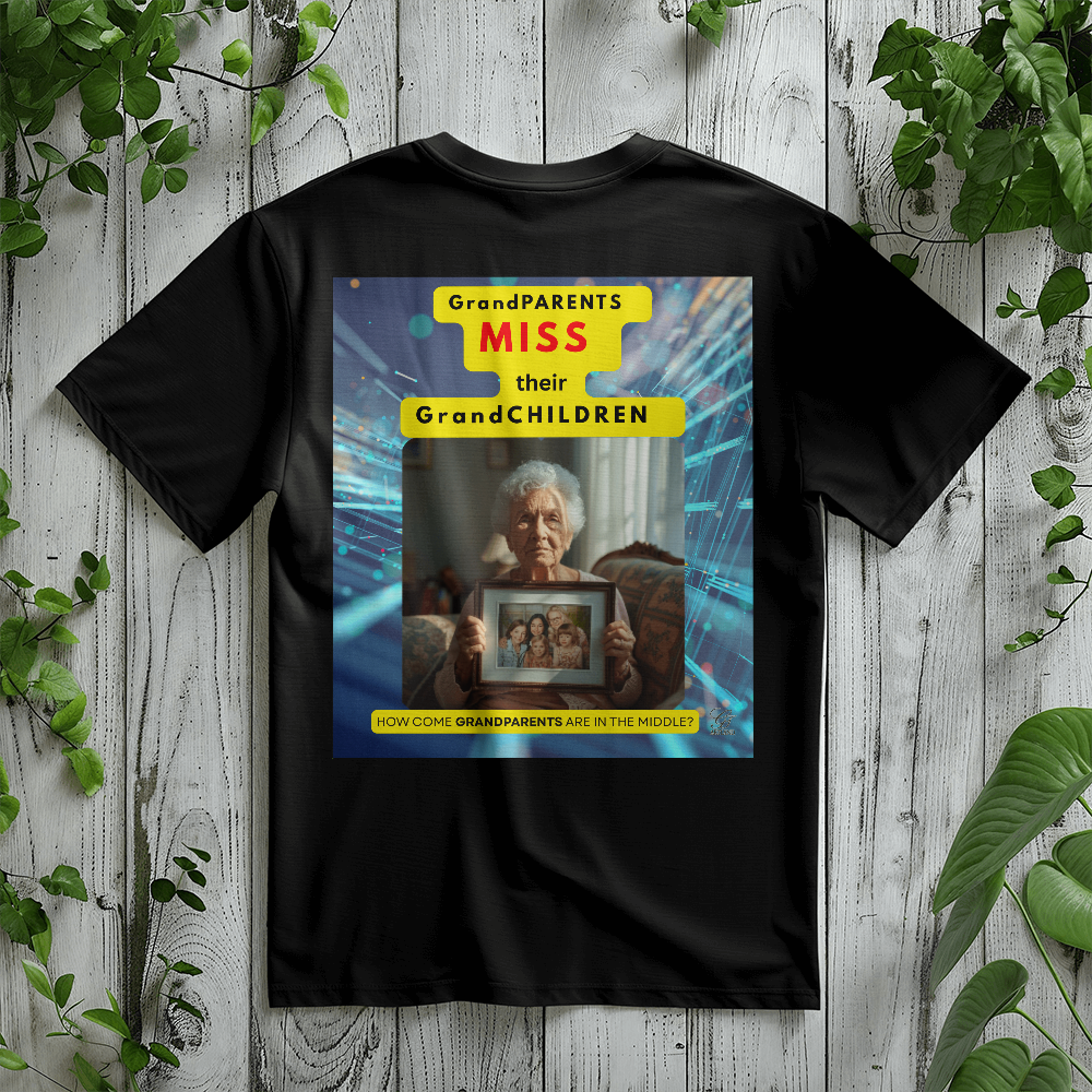 Grandparents Miss Their Grandchildren T-Shirt by GTArtland