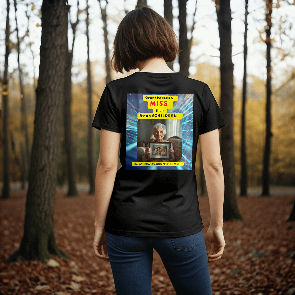 Grandparents Miss Their Grandchildren T-Shirt by GTArtland