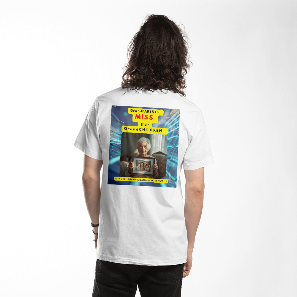 Grandparents Miss Their Grandchildren T-Shirt by GTArtland