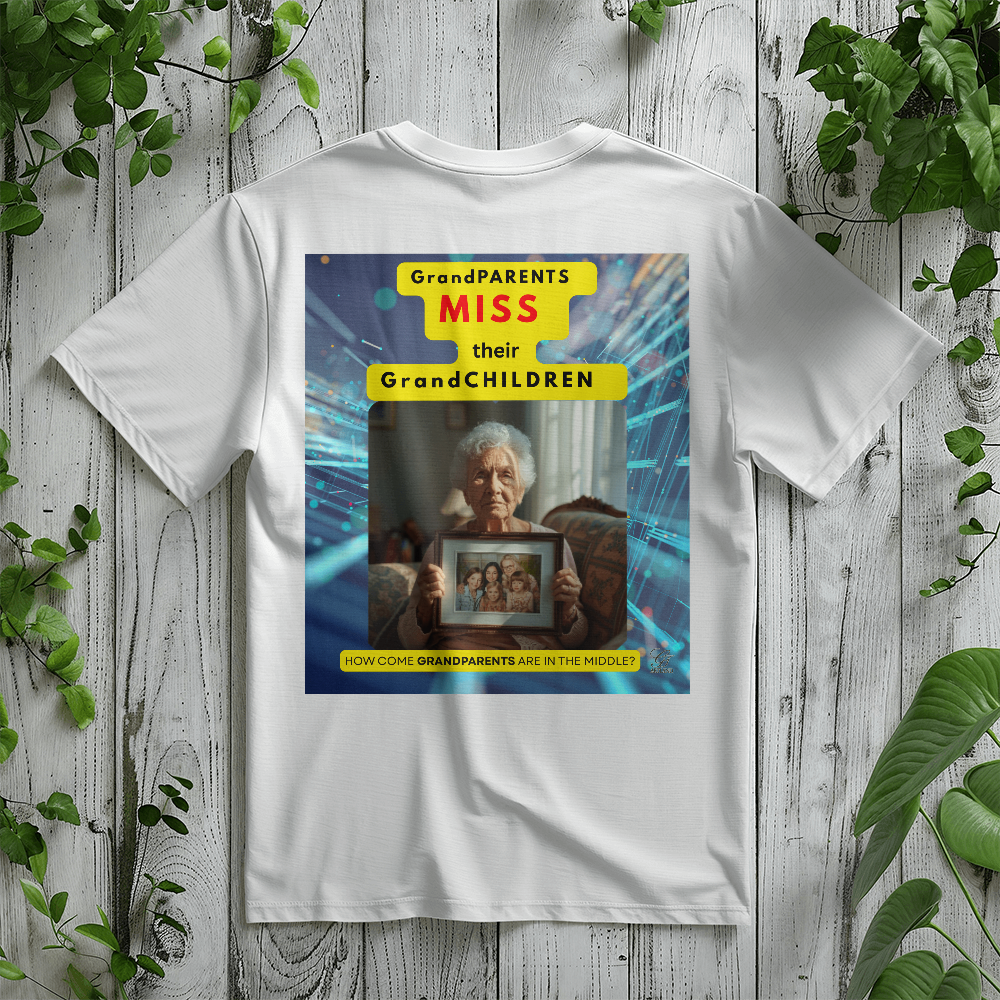 Grandparents Miss Their Grandchildren T-Shirt by GTArtland