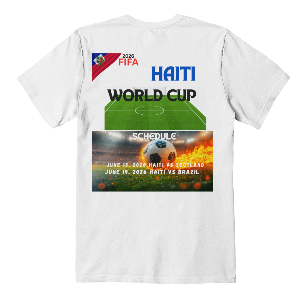 Haitian World Cup 2026 T-Shirts by GTArtland