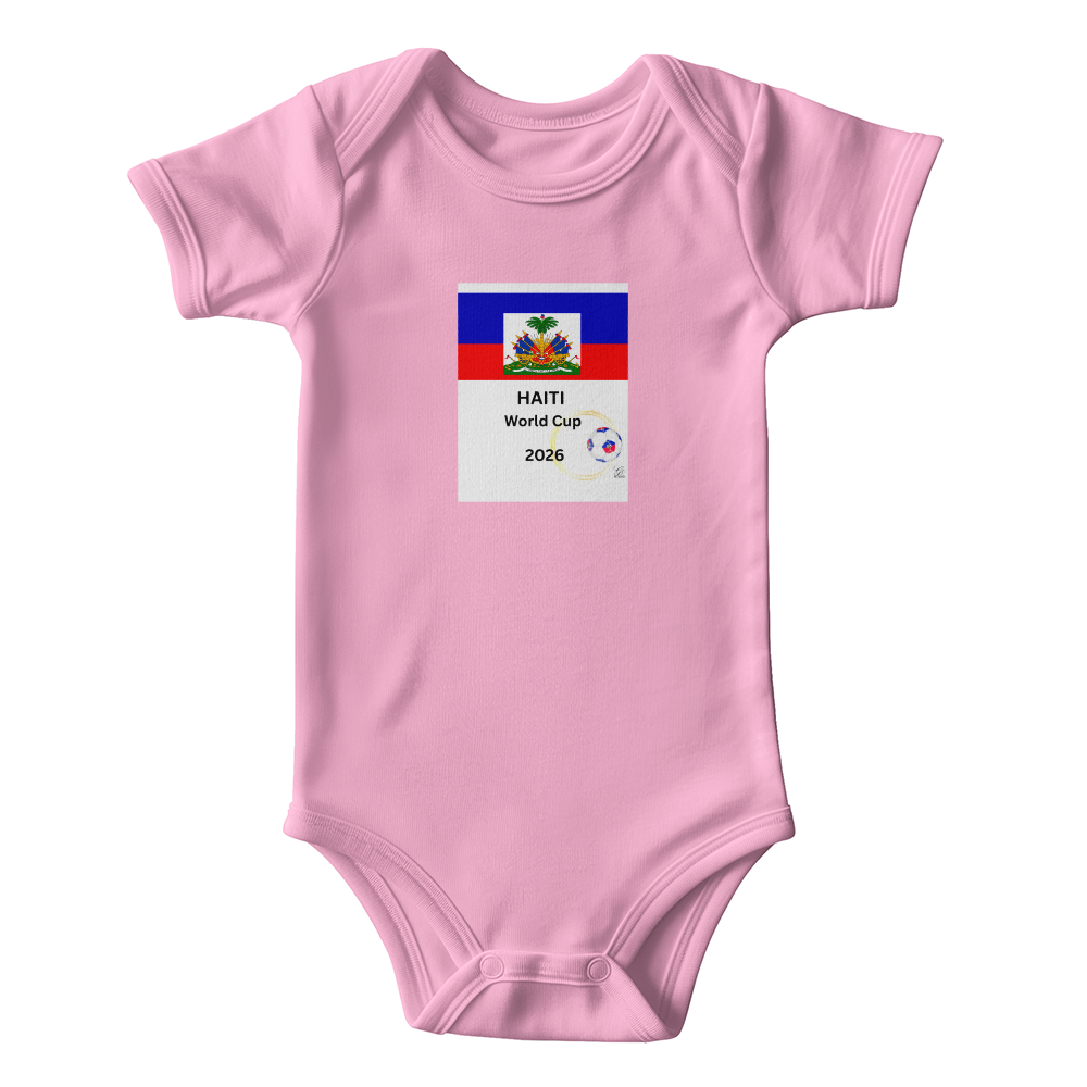 HAITIAN BABY GERBER ONESIES Baby Clothes "WORLD CUP 2026 by GTArtland