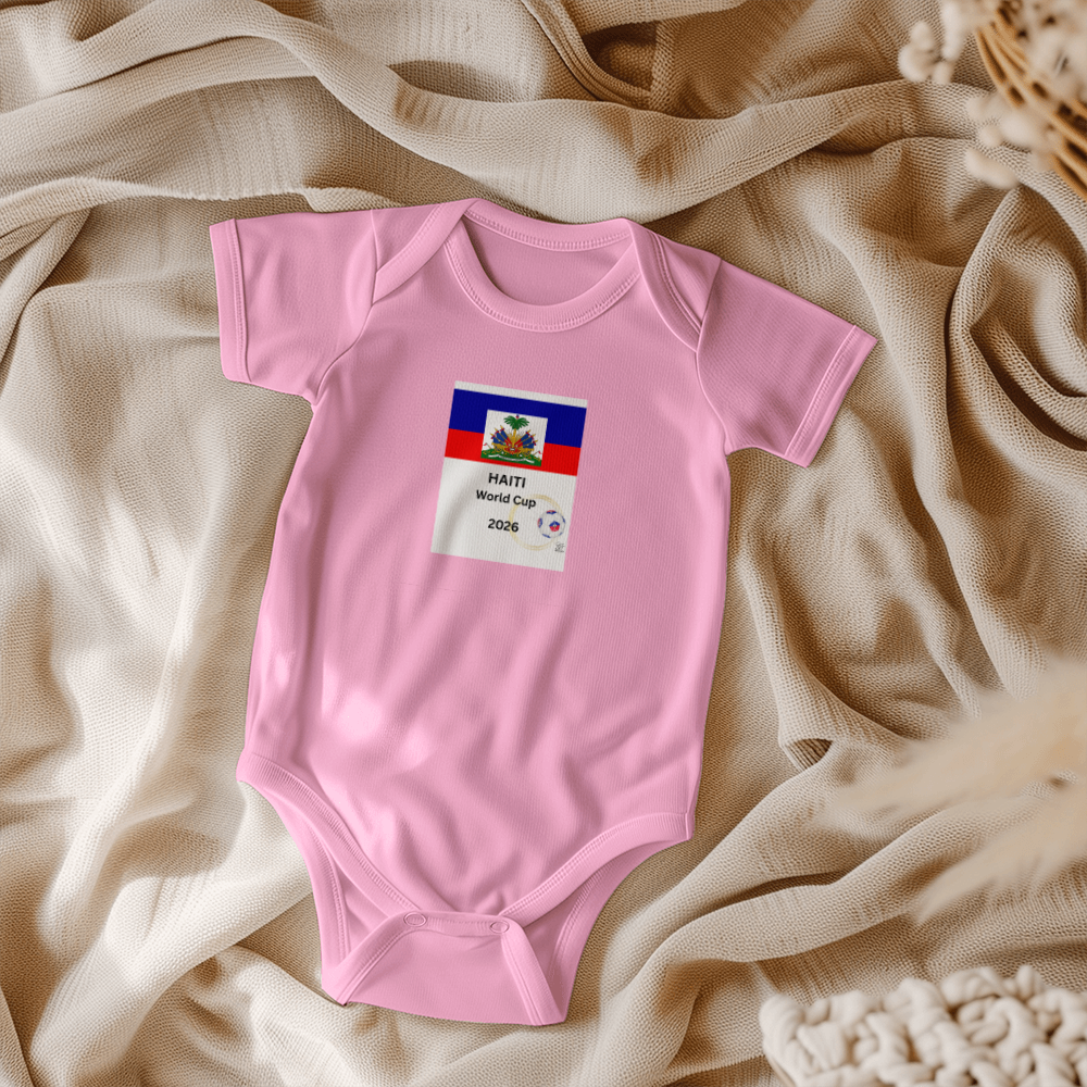 HAITIAN BABY GERBER ONESIES Baby Clothes "WORLD CUP 2026 by GTArtland