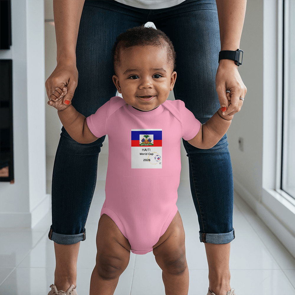 HAITIAN BABY GERBER ONESIES Baby Clothes "WORLD CUP 2026 by GTArtland