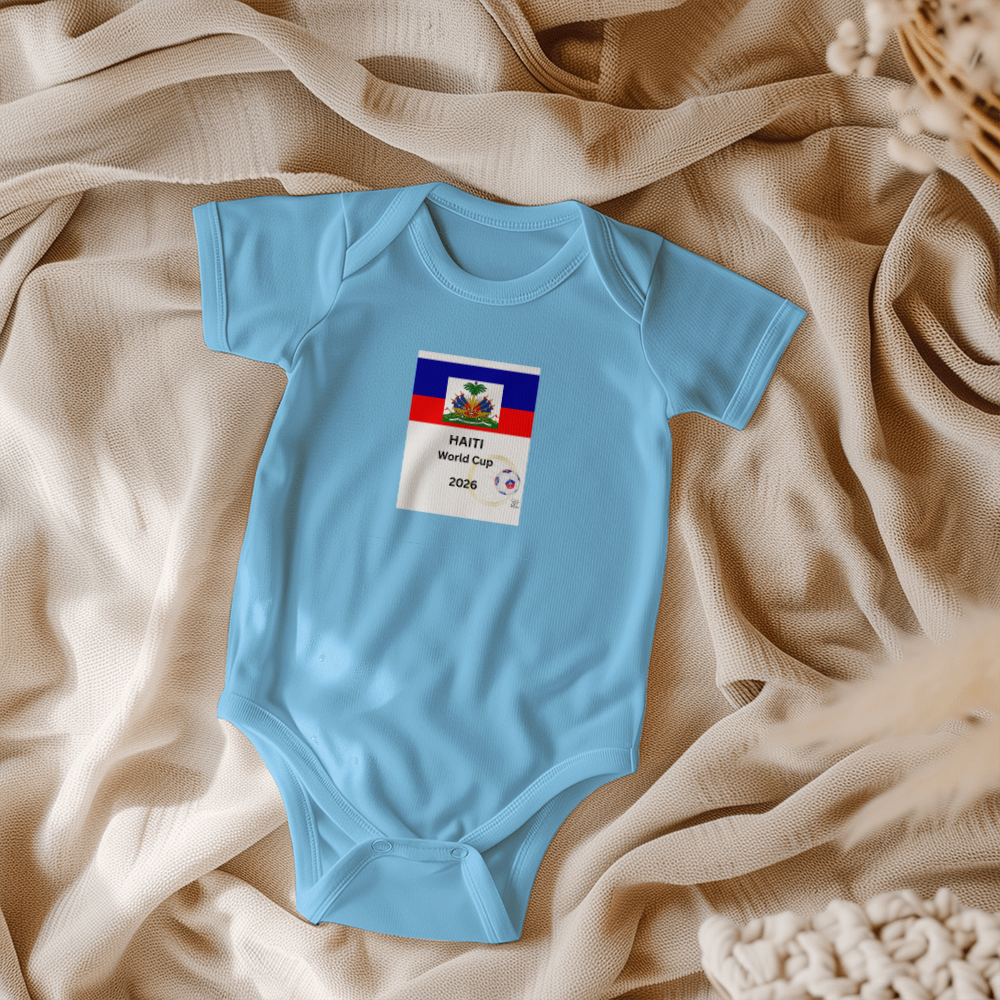 HAITIAN BABY GERBER ONESIES Baby Clothes "WORLD CUP 2026 by GTArtland