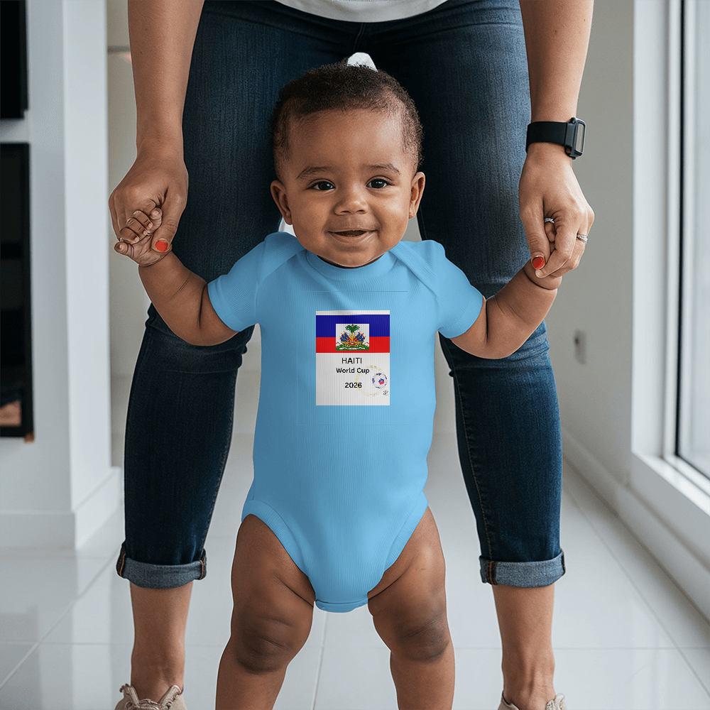 HAITIAN BABY GERBER ONESIES Baby Clothes "WORLD CUP 2026 by GTArtland