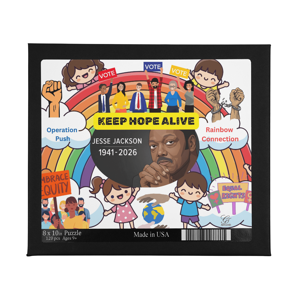 Jesse Jackson - A True Leader Puzzle by GTArtland