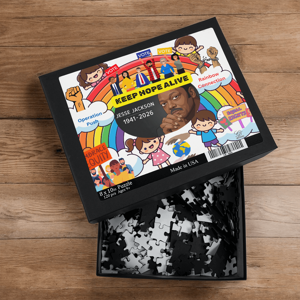 Jesse Jackson - A True Leader Puzzle by GTArtland