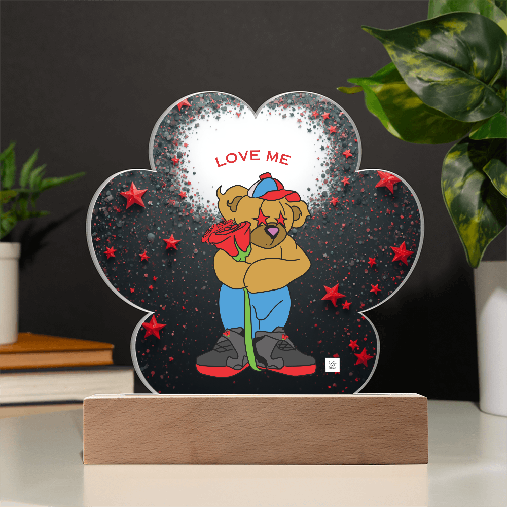 STARRY BEAR Acrylic Plaque by GTArtland