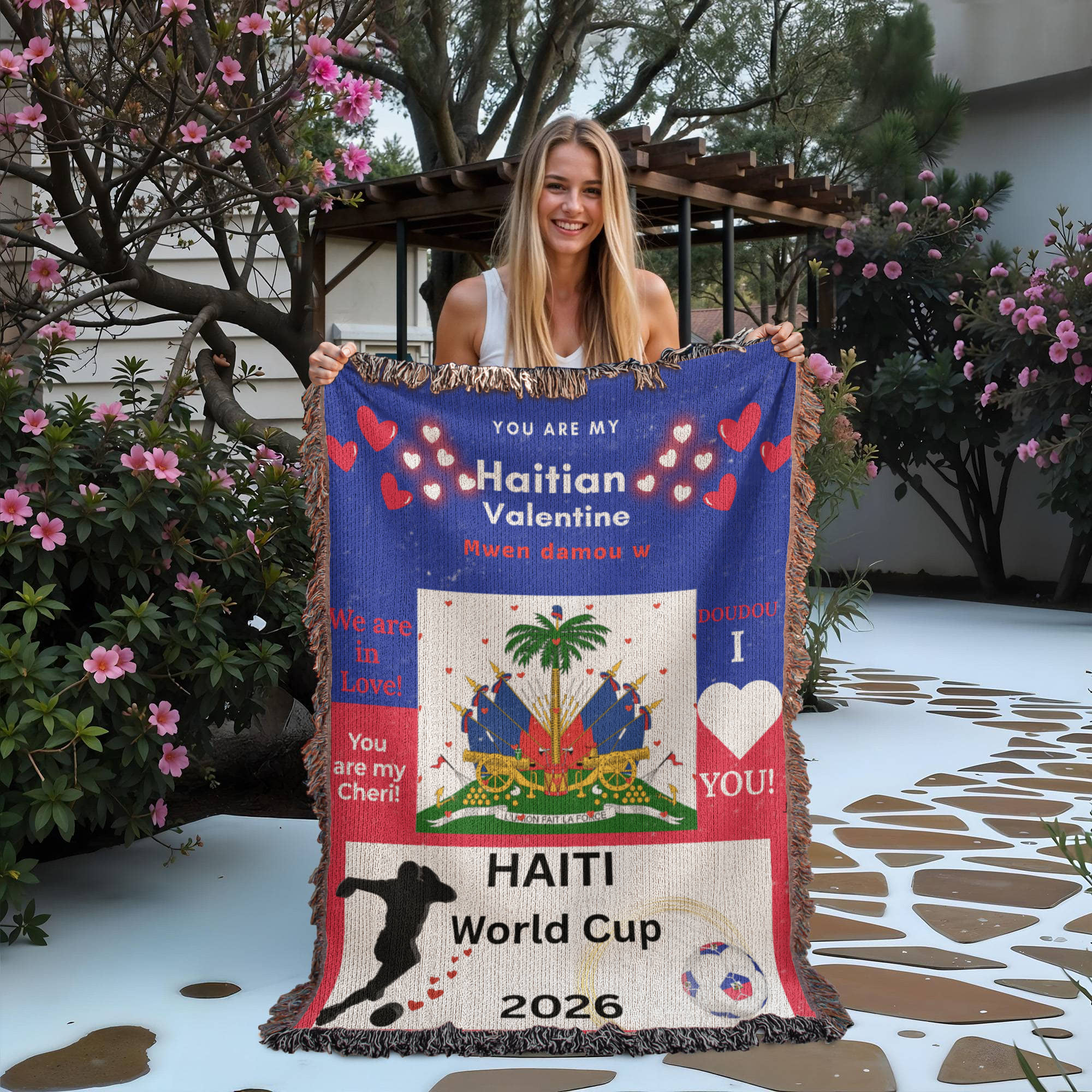 HAITIAN WORLD CUP 2026 BLANKET