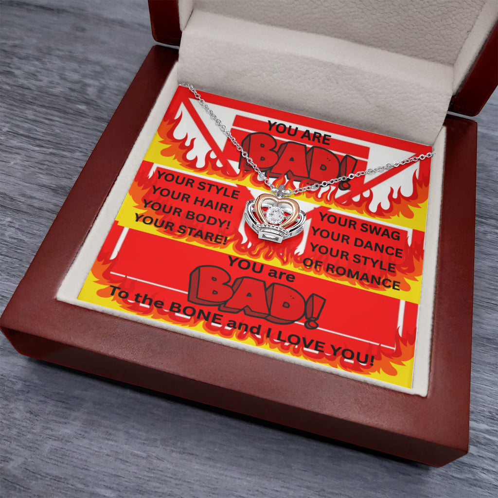 My Gal is Bad and On FIRE NECKLACE by GTArtland