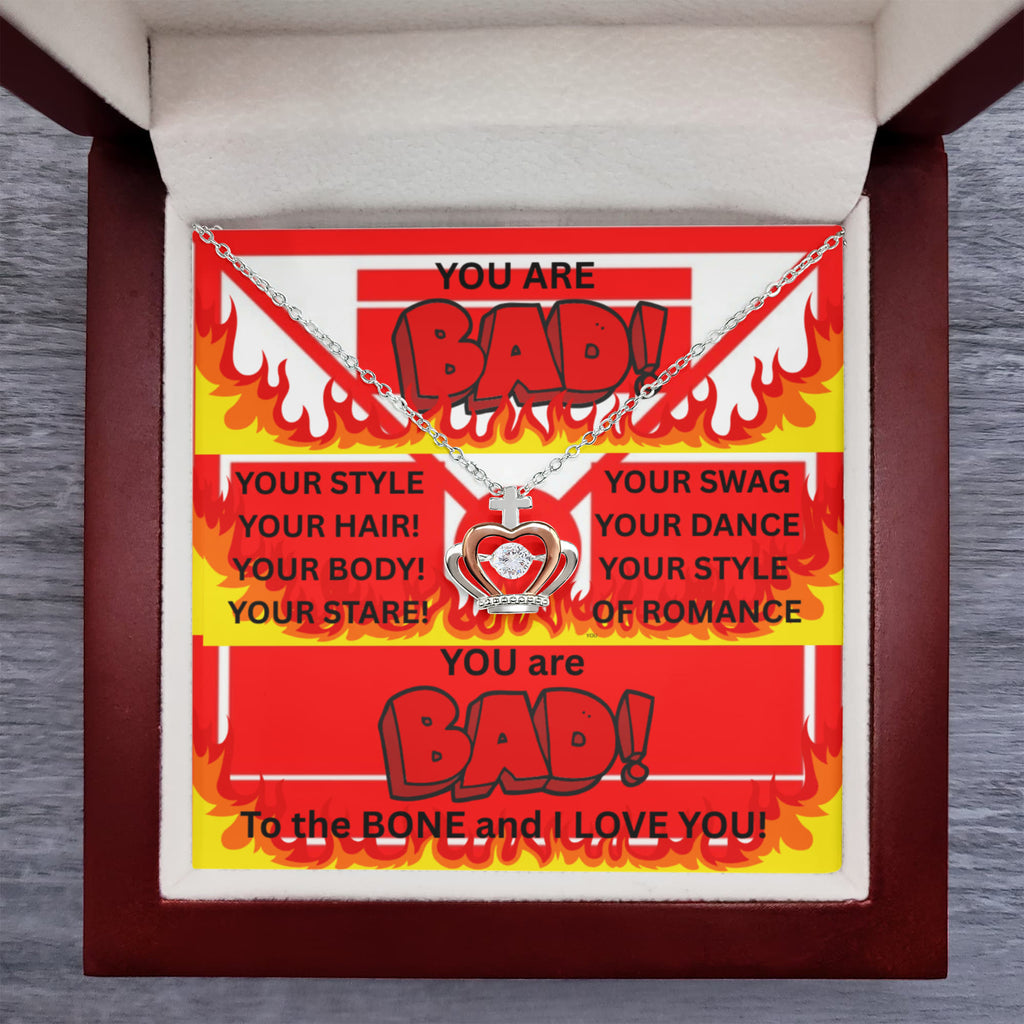 My Gal is Bad and On FIRE NECKLACE by GTArtland