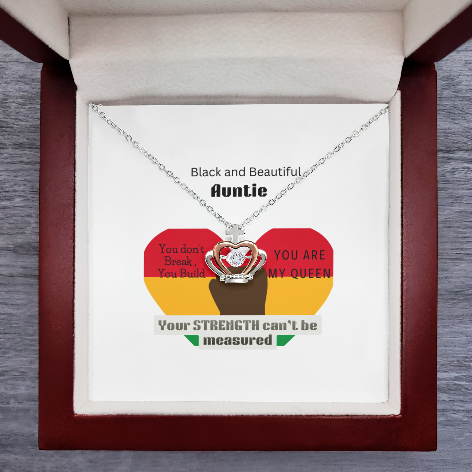 Black and Beautiful Auntie-MY QUEEN